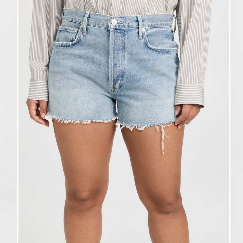 Citizens Of Humanity Light Blue Denim Jean Shorts